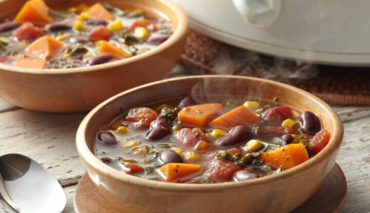 スロークッカー 冬野菜スープ
